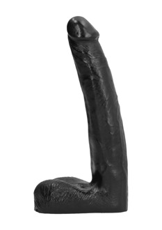 All Black Dildo - 8 / 21 cm