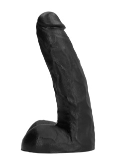 All Black Dildo - 9 / 22 cm