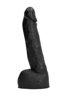 All Black Dildo - 9 / 22 cm