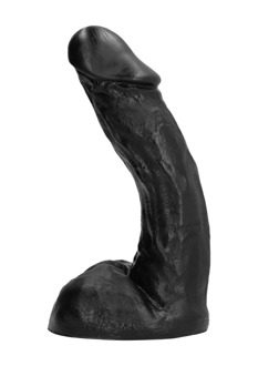 All Black Dildo - 9 / 23 cm