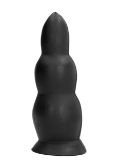 All Black Dildo - 9 / 23 cm
