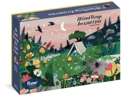 All Good Things Are Wild And Free 1,000-Piece Puzzle (Flow) Adults Families Picture Quote Mindfulness Gift -  Astrid van der Hulst (ISBN: