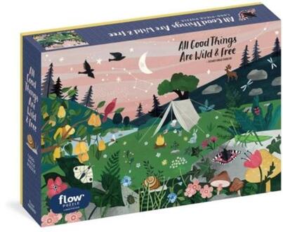 All Good Things Are Wild And Free 1,000-Piece Puzzle (Flow) Adults Families Picture Quote Mindfulness Gift - Astrid van der Hulst (ISBN: