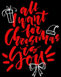 All I Want For Christmas Women's T-Shirt - Black - 3XL