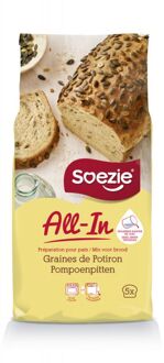 All-in-mix Brood met pompoenpitten - Broodmeel - 2,5 kg