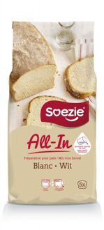 All-in-mix Wit brood - Broodmeel - 2,5 kg