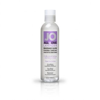 All-in-One Sensual Massage Glide lavendel - 120 ml Transparant - 000