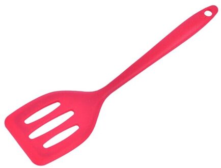 All-Inclusive Handvat Geïntegreerde Siliconen Lek Schop Non-stick Koekenpan Schop Keuken Koken Tool Siliconen Gebruiksvoorwerpen 1 rood