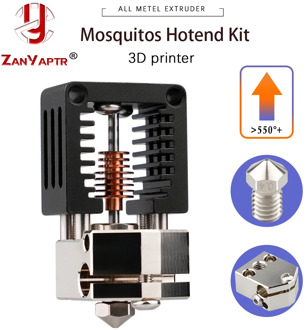 All Metal Clone Mosquitot Hotend Kit V6 Brass Nozzle For Ender 3 CR10 Prusa I3 MK3S Titan/Bmg Extruder NF Crazy 3D Printer Parts