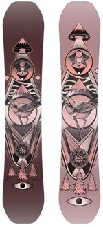 All-mountain freestyle snowboard dames 148 Bordeaux