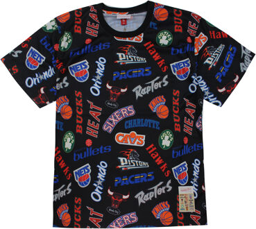 All-Over Eastern Tee Heren T-shirt Zwart - S