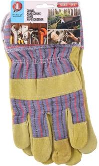 All Ride 1 Paar tuinhandschoenen/werkhandschoenen XL - Bouwhandschoenen - Klussen/Tuinieren Multikleur