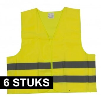 All Ride 6x Veiligheidsvest geel All Ride - Veiligheidshesje