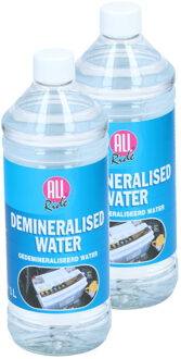 All Ride Accuwater/Demiwater - 2x - gedemineraliseerd water - fles 1 liter- water zonder zouten