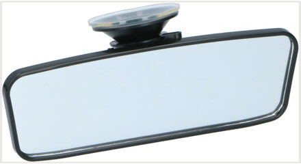 All Ride Achteruitkijkspiegel met zuignap - universeel - 16 x 6 cm - binnen spiegel