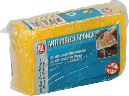 All Ride Auto poetsen spons tegen insecten - speciale structuur - zeem - 12 x 7 cm - auto wassen
