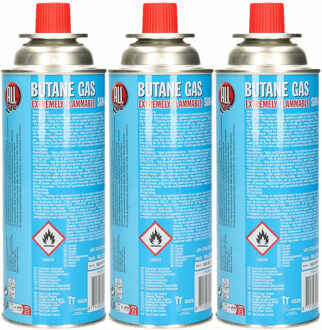 All Ride Butaan gas - 3x - voor kooktoestel - 227 gram - gasbus navulling