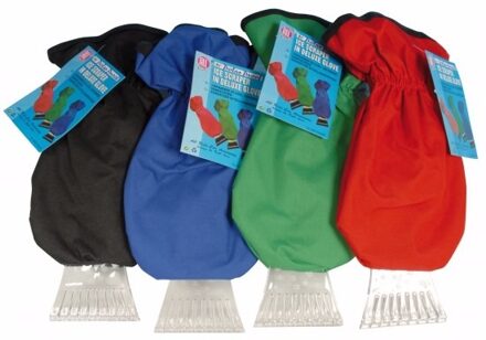 All Ride IJskrabber met blauwe handschoen