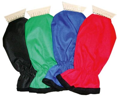 All Ride Ijskrabber Met Handschoen - Groen - Sneeuwkrabber - Raamkrabber Auto