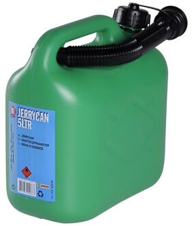 All Ride Jerrycan voor brandstof 5 liter groen - incl. schenktuit - voor o.a. benzine en diesel