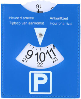 All Ride parkeerschijf - draaischijf voor parkeren - 12 x 15 cm - blauw