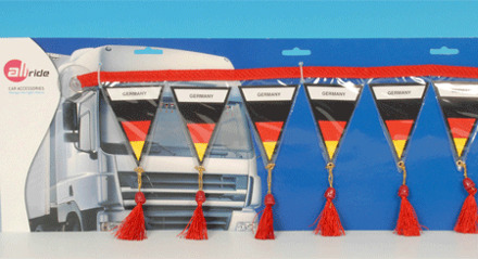 All Ride Vrachtwagen mini vlaggenlijn Duitsland 60 cm