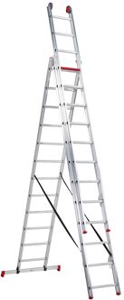 All Round Reformladder 3x12 Zilver