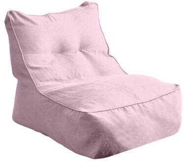 All Seasons Solid Lazy Sofa Cover Pouf Bedroom Home Living Room Bean Bag Protective Soft Pedal Slipcover Lounger Seat Washable koraal roze 1