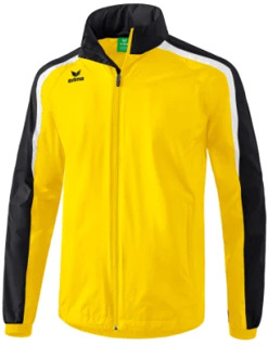 all weather jacket Liga 2.0 polyamide zwart/geel maat S Zwart,Geel