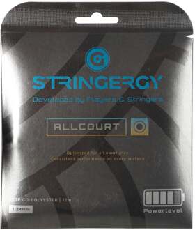 Allcourt  Set snaren 12m zwart - 1.24