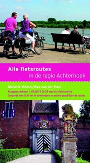 Alle fietsroutes / In de regio Achterhoek + plattegrond - Boek Diederik Monch (9058815307)