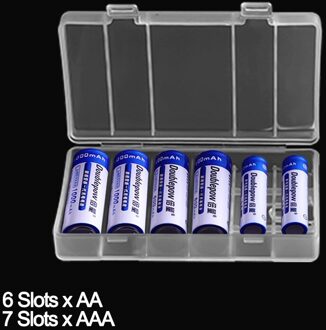 Alle In Batterij Case Voor 18650 26650 16340 Batterij Houder Storage Box Voor 2 4 8 Aa Aaa Oplaadbare Batterij container Organizer For 6x AA AAA