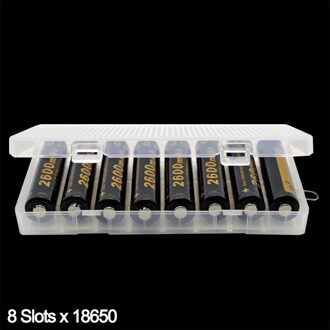 Alle In Batterij Case Voor 18650 26650 16340 Batterij Houder Storage Box Voor 2 4 8 Aa Aaa Oplaadbare Batterij container Organizer For 8x18650