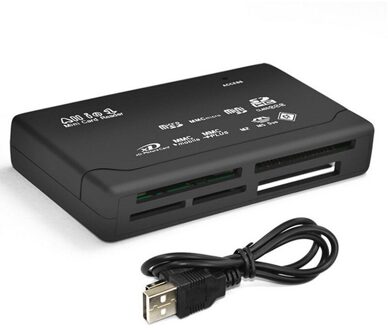 Alle In Een Cf Xd Sd Micro Sd Naar Usb Geheugenkaartlezer Adapter Drive Multicard Ondersteunt 64Gb Voor pc Laptop Tablet