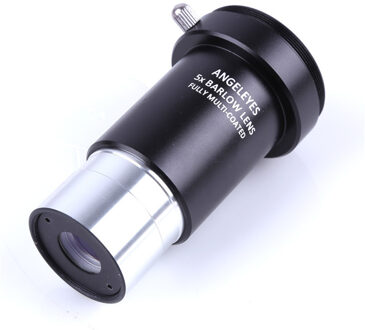 Alle Metalen 5X Barlow Lens Barlow 1.25 Inches 31.7 Mm Astronomische Telescoop Monoculaire Lens Oculair M42 Draad Voor Angeleyes