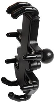 Alle Metalen Constructie Motorfiets Telefoon Mount 1 "Bal Verbinding Zware Geladen Telefoon Houder Compatibel Met Ram 1 Inch bal