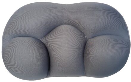 Alle-Ronde Slaap Kussen Ei Sleeper Memory Foam Zachte Orthopedische Nekkussen Pijn Release 3D Hals Micro Airball Kussen diepe Slaap donker grijs
