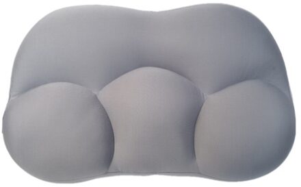 Alle-Ronde Slaap Kussen Ei Sleeper Memory Foam Zachte Orthopedische Nekkussen Pijn Release 3D Hals Micro Airball Kussen diepe Slaap grijs