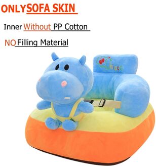 Alleen Cover Cartoon Baby Sofa Cover Leren Zitten Sofa Cover Zonder Vulling Katoen Ondersteuning Zetel Stoel Voor Baby Kids kinderen