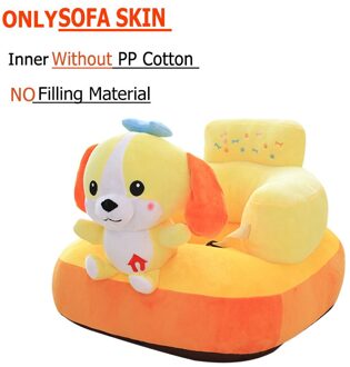Alleen Cover Cartoon Baby Sofa Cover Leren Zitten Sofa Cover Zonder Vulling Katoen Ondersteuning Zetel Stoel Voor Baby Kids kinderen