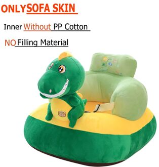 Alleen Cover Cartoon Baby Sofa Cover Leren Zitten Sofa Cover Zonder Vulling Katoen Ondersteuning Zetel Stoel Voor Baby Kids kinderen