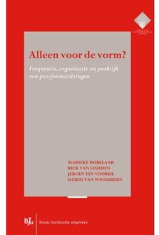 Alleen voor de vorm? - Boek Marieke Dubelaar (9462901562)