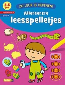 Allereerste leesspelletjes / 4-5 jaar 2de kleuterklas groep 1 - Boek ZNU (9044746170)