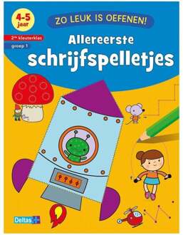 Allereerste schrijfspelletjes / 4-5 jaar - Boek ZNU (9044746162)
