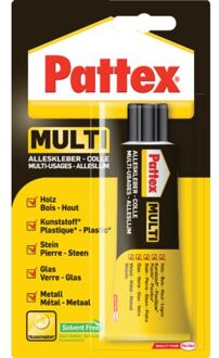 Alleslijm Pattex Multi tube 50gram op blister Transparant