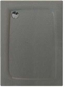 Allibert Douchebak Allibert Mooneo Rechthoek Inbouw Bioplax 120x90 cm Grijs