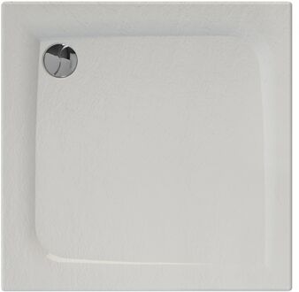 Allibert Douchebak Allibert Mooneo Vierkant Inbouw Bioplax 90x90 cm Wit