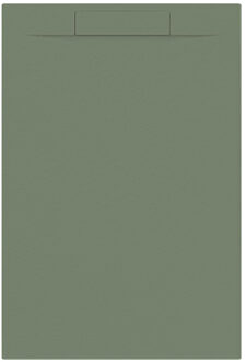 Allibert Douchebak + Sifon Allibert Rectangle 120x80 cm Eucalyptus Groen Allibert