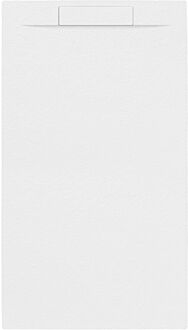 Allibert Douchebak + Sifon Allibert Rectangle 140x80 cm Mat Wit