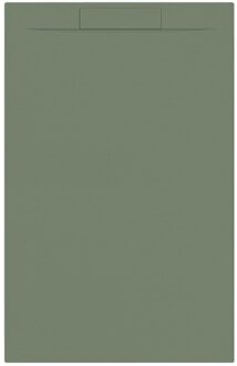 Allibert Douchebak + Sifon Allibert Rectangle 140x90 cm Eucalyptus Groen Allibert